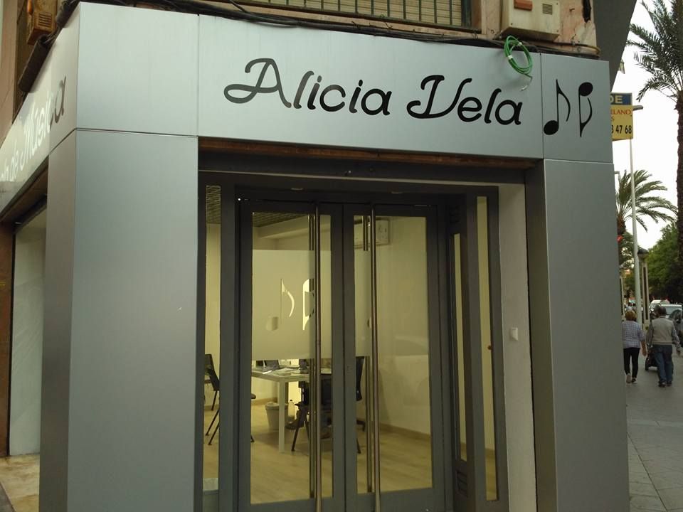 imagen trabajo Academia de música Alicia Vela.Elche (Split pared)